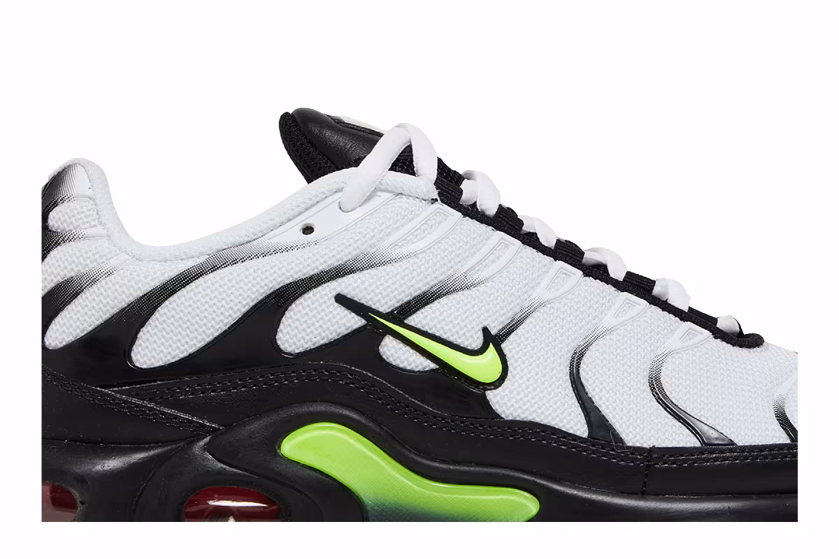 Nike Air Max Plus RF GS White Volt, view 3