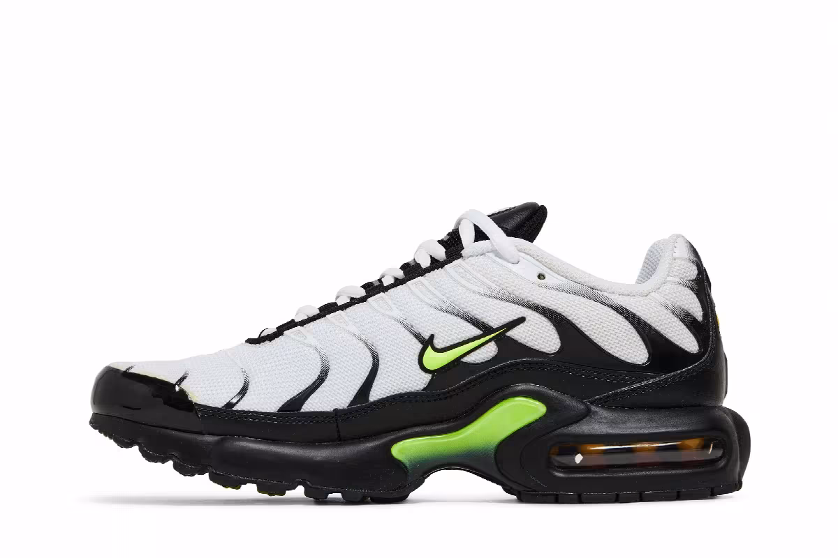 Nike Air Max Plus RF GS White Volt, view 4