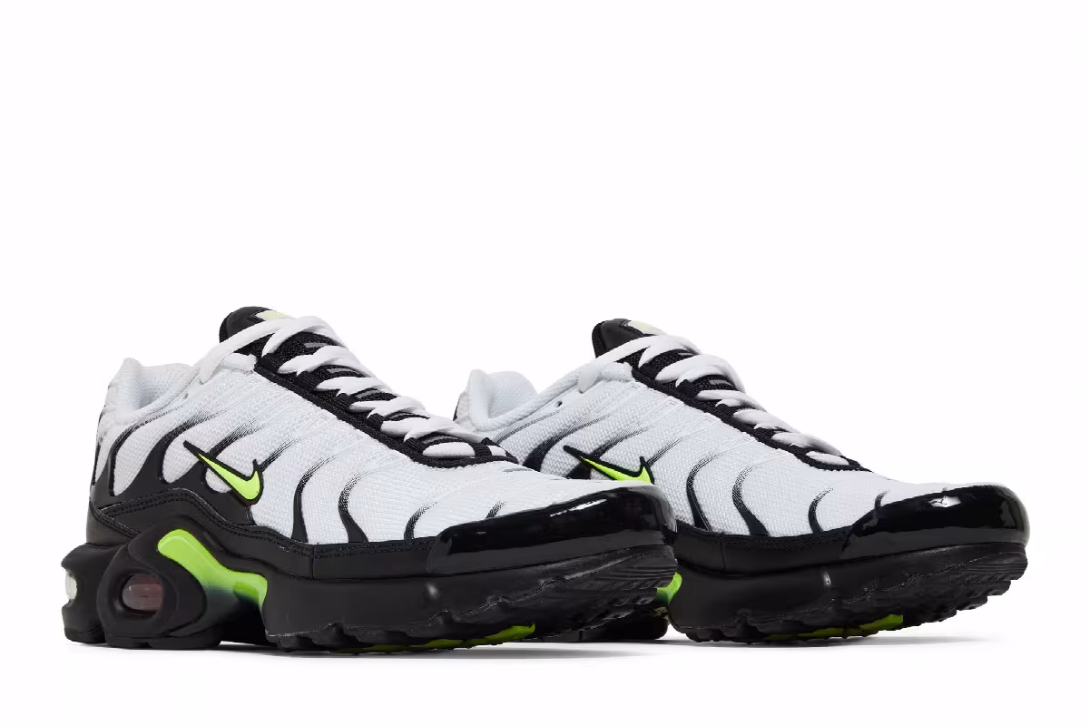 Nike Air Max Plus RF GS White Volt, view 9