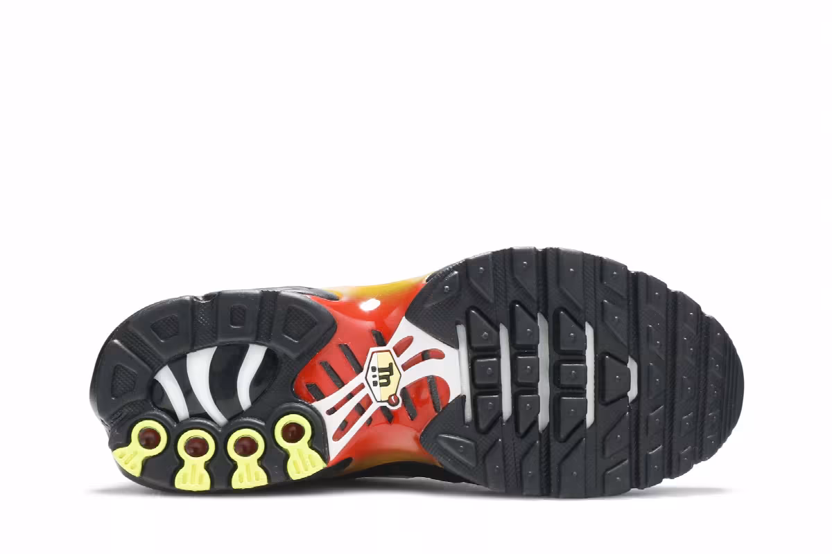 Nike Air Max Plus GS Black Habanero Red, view 5