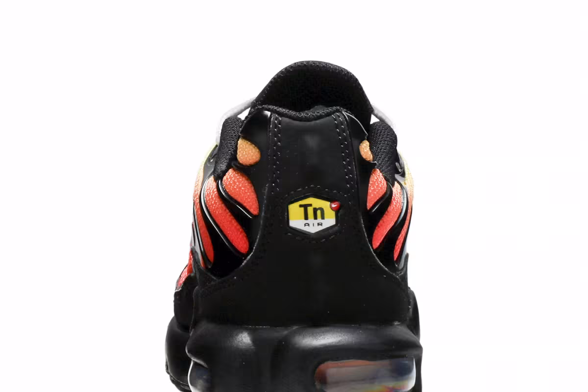 Nike Air Max Plus GS Black Habanero Red, view 8