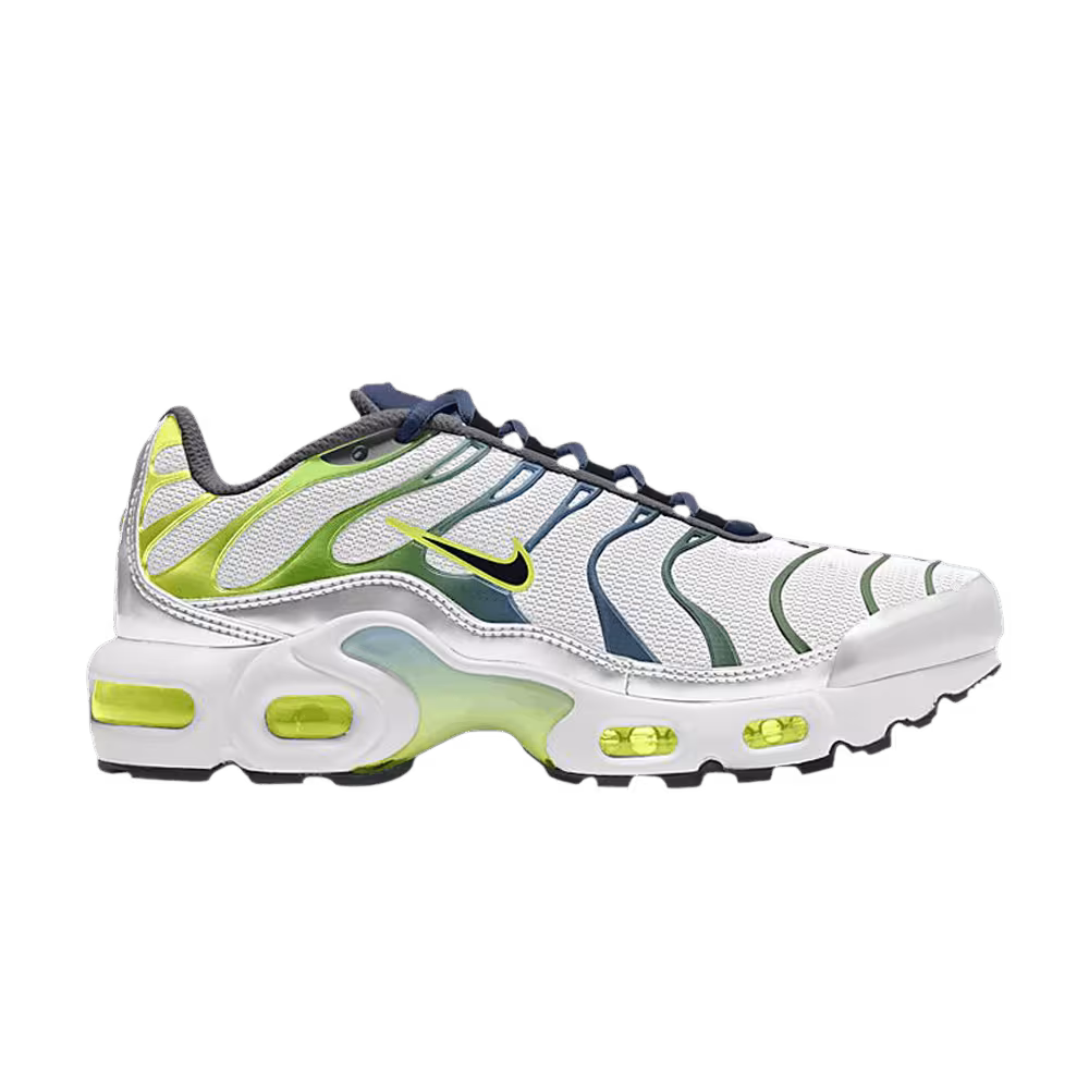 Nike Air Max Plus GS White Forest Green