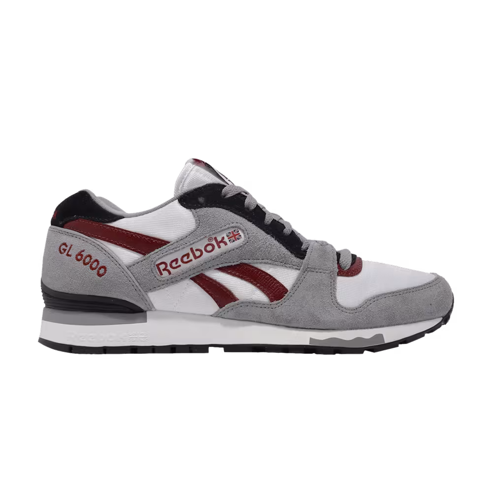 Reebok GL 6000 Pure Grey Red Ember