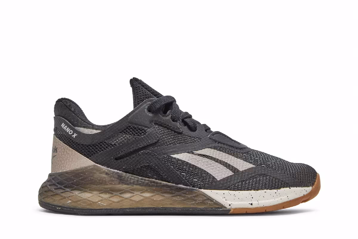 Reebok Women's Nano X Black Moondust Metallic, view 2
