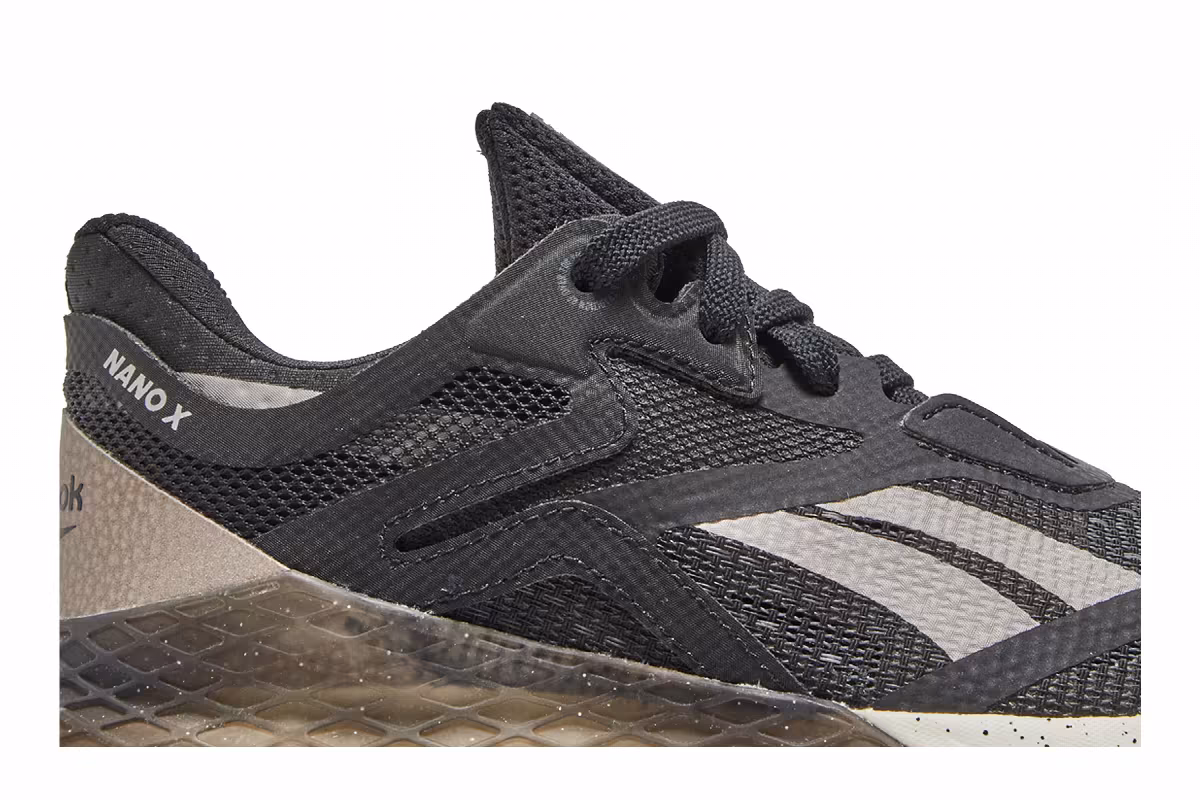 Reebok Women's Nano X Black Moondust Metallic, view 3