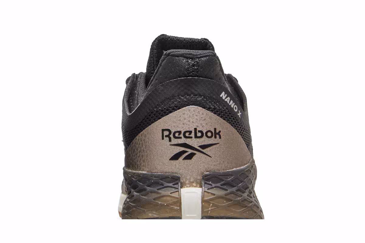 Reebok Women's Nano X Black Moondust Metallic, view 8