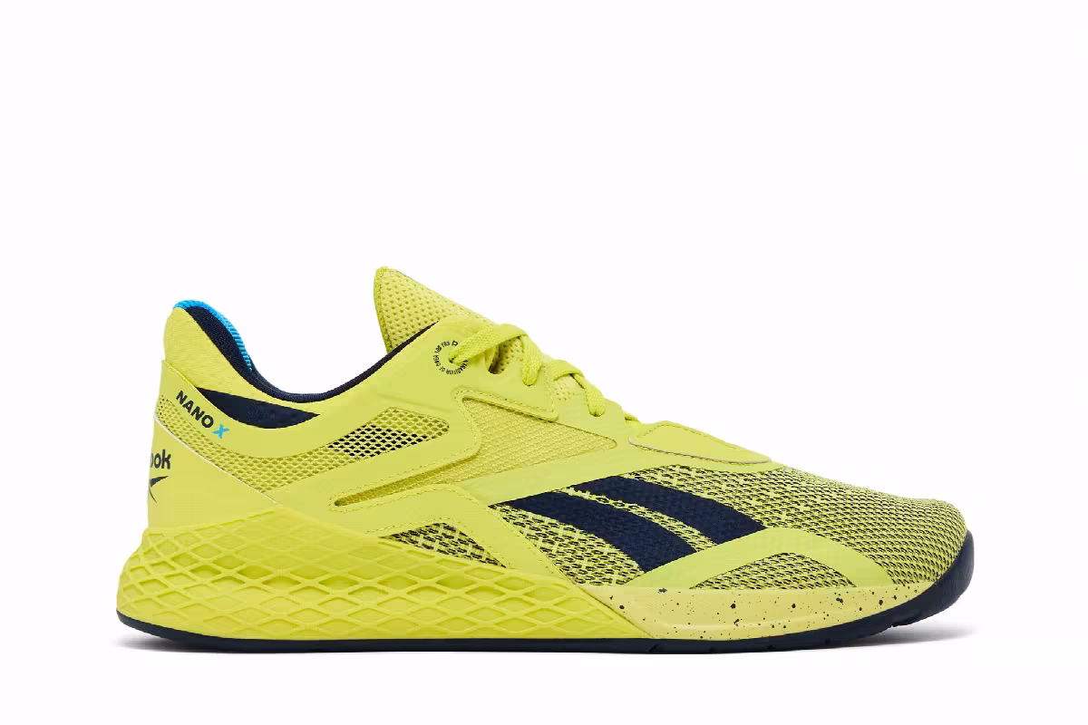 Reebok Nano X Chartreuse Vector Navy, view 2