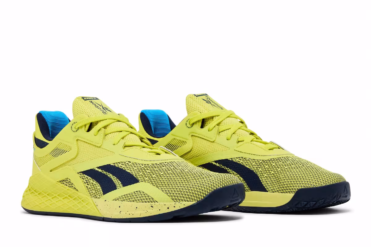 Reebok Nano X Chartreuse Vector Navy, view 9
