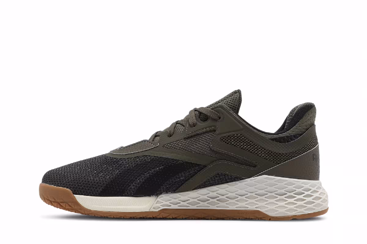 Reebok Nano X Army Green Gum, view 4
