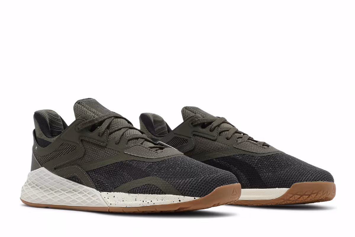 Reebok Nano X Army Green Gum, view 9