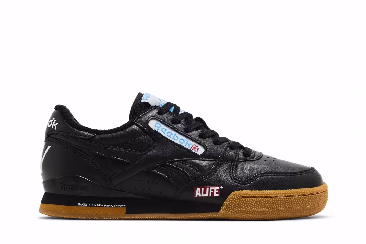 Alife x Reebok Phase 1 Pro Black Gum, view 2
