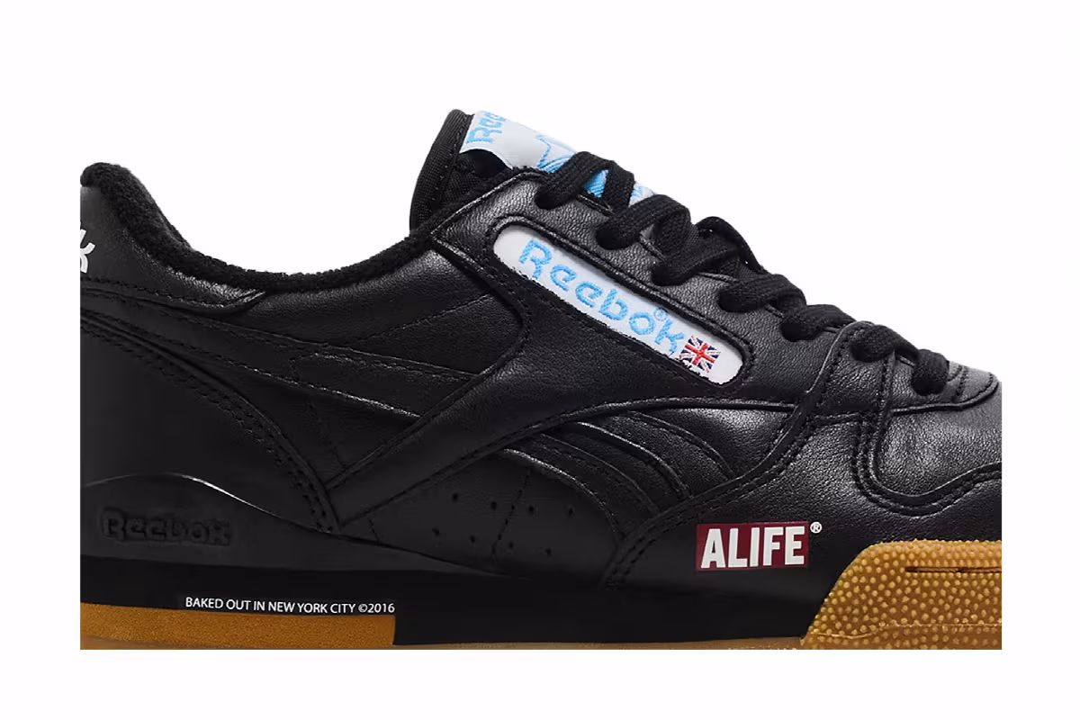 Alife x Reebok Phase 1 Pro Black Gum, view 3