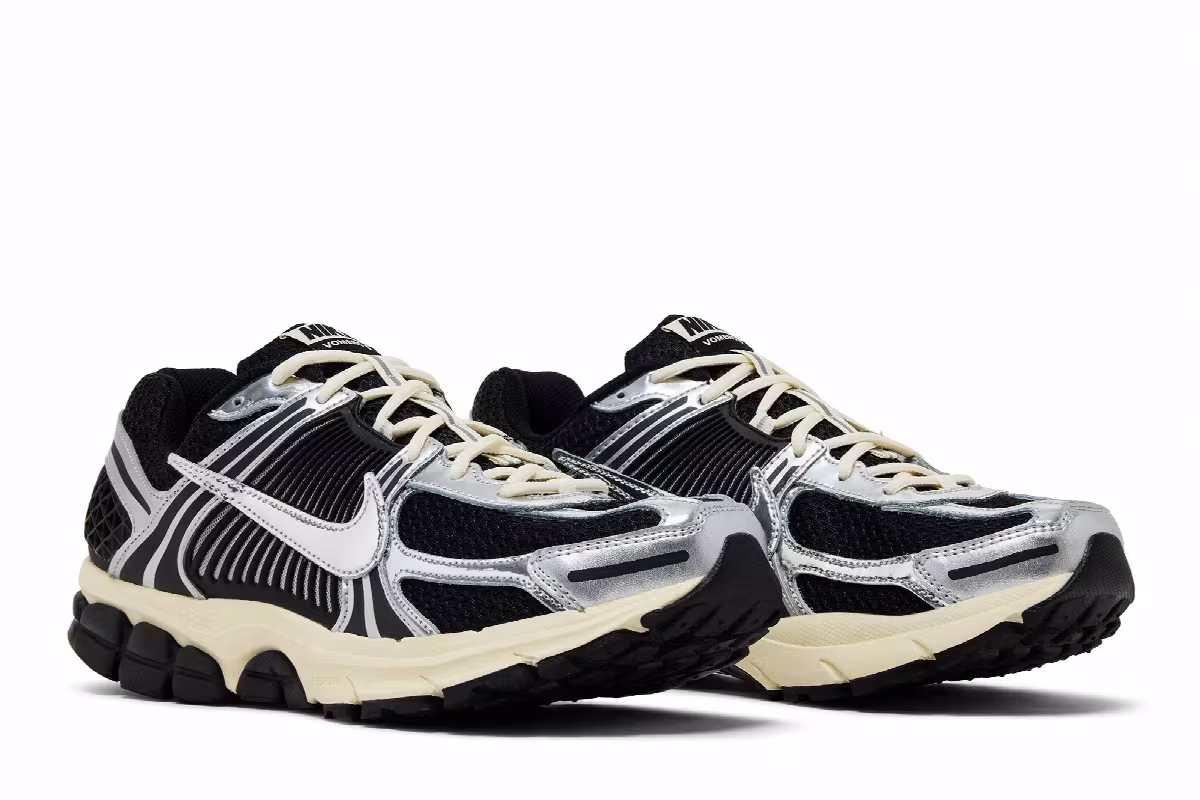 Nike Air Zoom Vomero 5 Black Chrome White, view 9