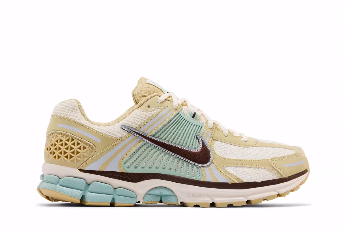 Nike Air Zoom Vomero 5 Team Gold Seafoam, view 2