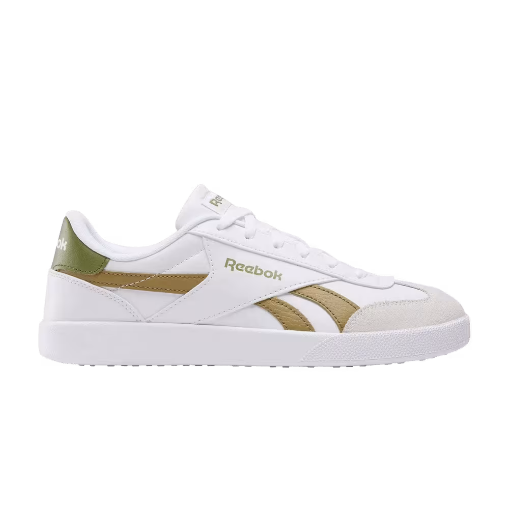Reebok Smash Edge White/Khaki Brown/Deep Olive
