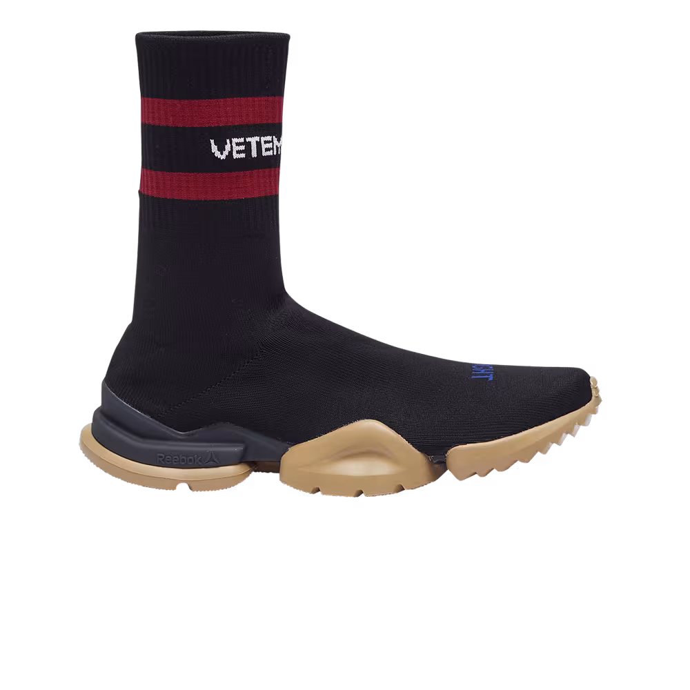 Vetements x Reebok Sock Pump Black Red