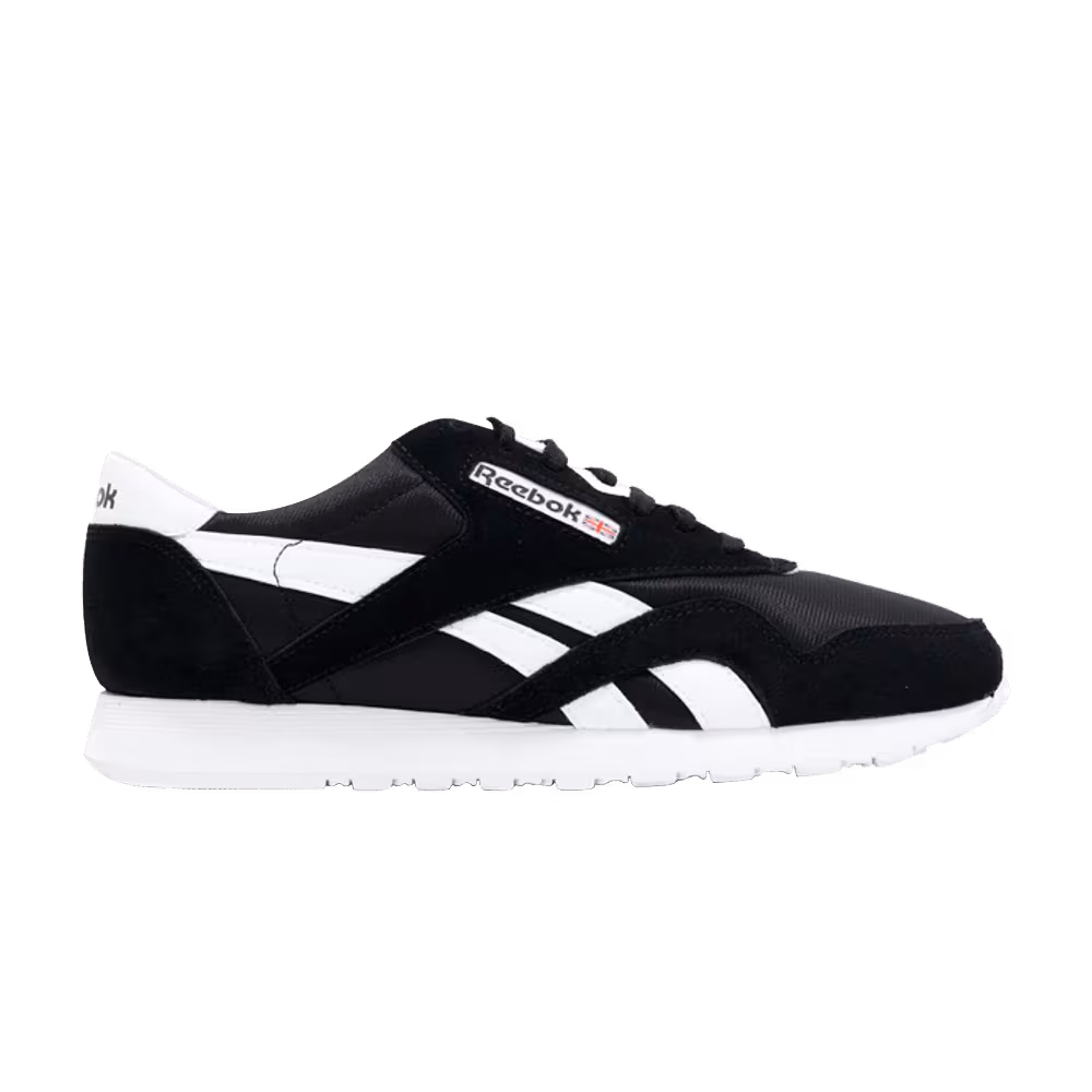 Reebok Classic Leather Nylon Black White
