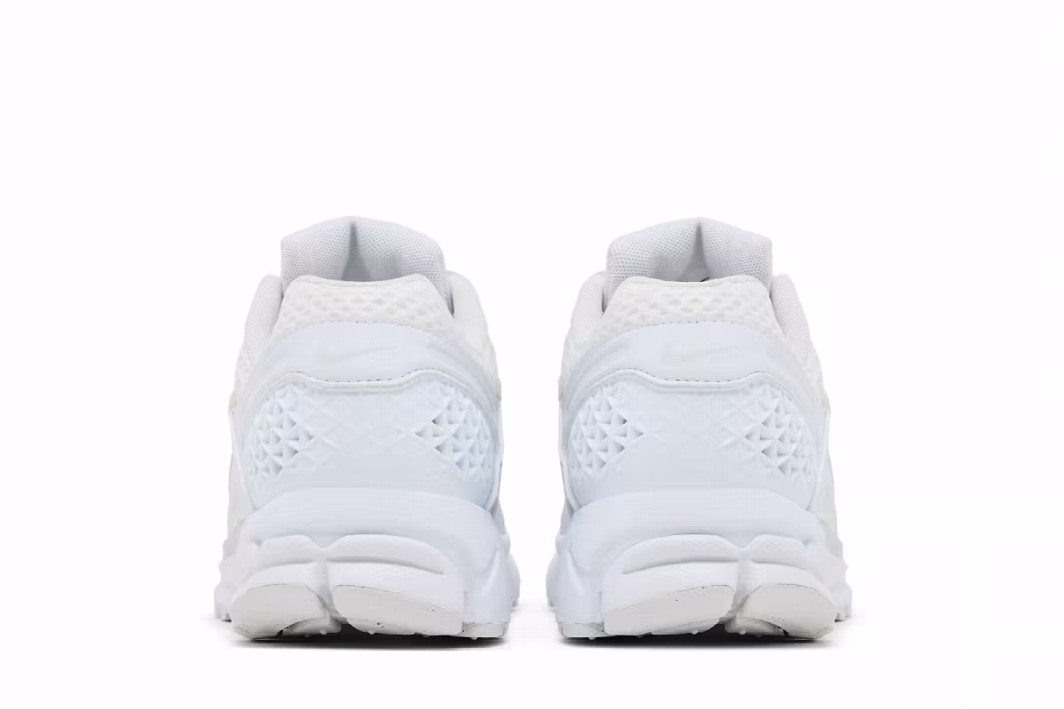 Nike Women's Air Zoom Vomero 5 Triple White, view 7