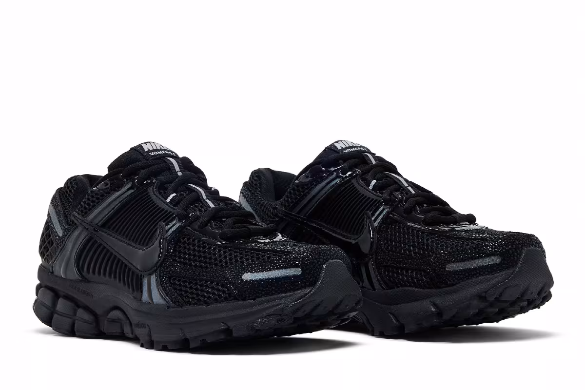 Nike Women's Air Zoom Vomero 5 Black Metallic Silver Anthracite, view 9
