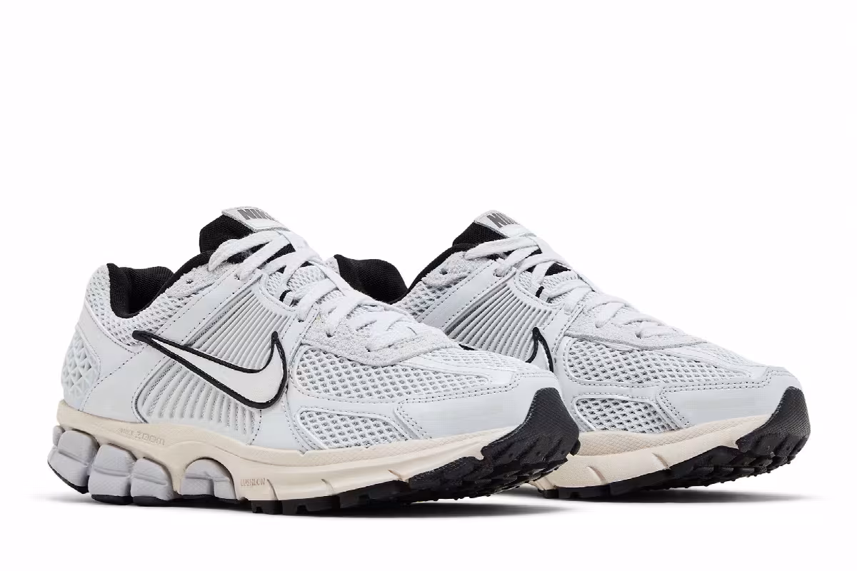 Nike Women's Air Zoom Vomero 5 Platinum Light Orewood Brown, view 9