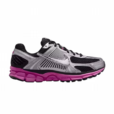 Nike Wmns Air Zoom Vomero 5 'Off Noir Fire Pink Metallic Silver'