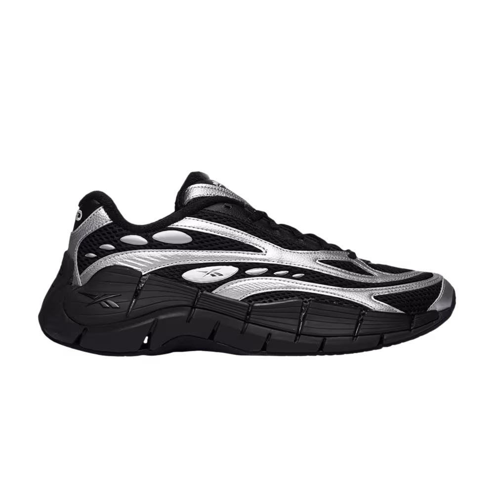 Danielle Guizio x Reebok Zig Kinetica 2.5 Edge Black Silver Metallic