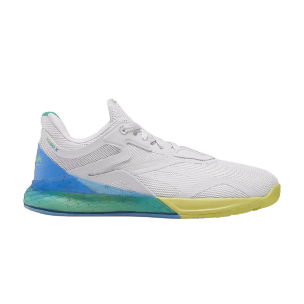 Reebok Women's Nano X Chartreuse Blue
