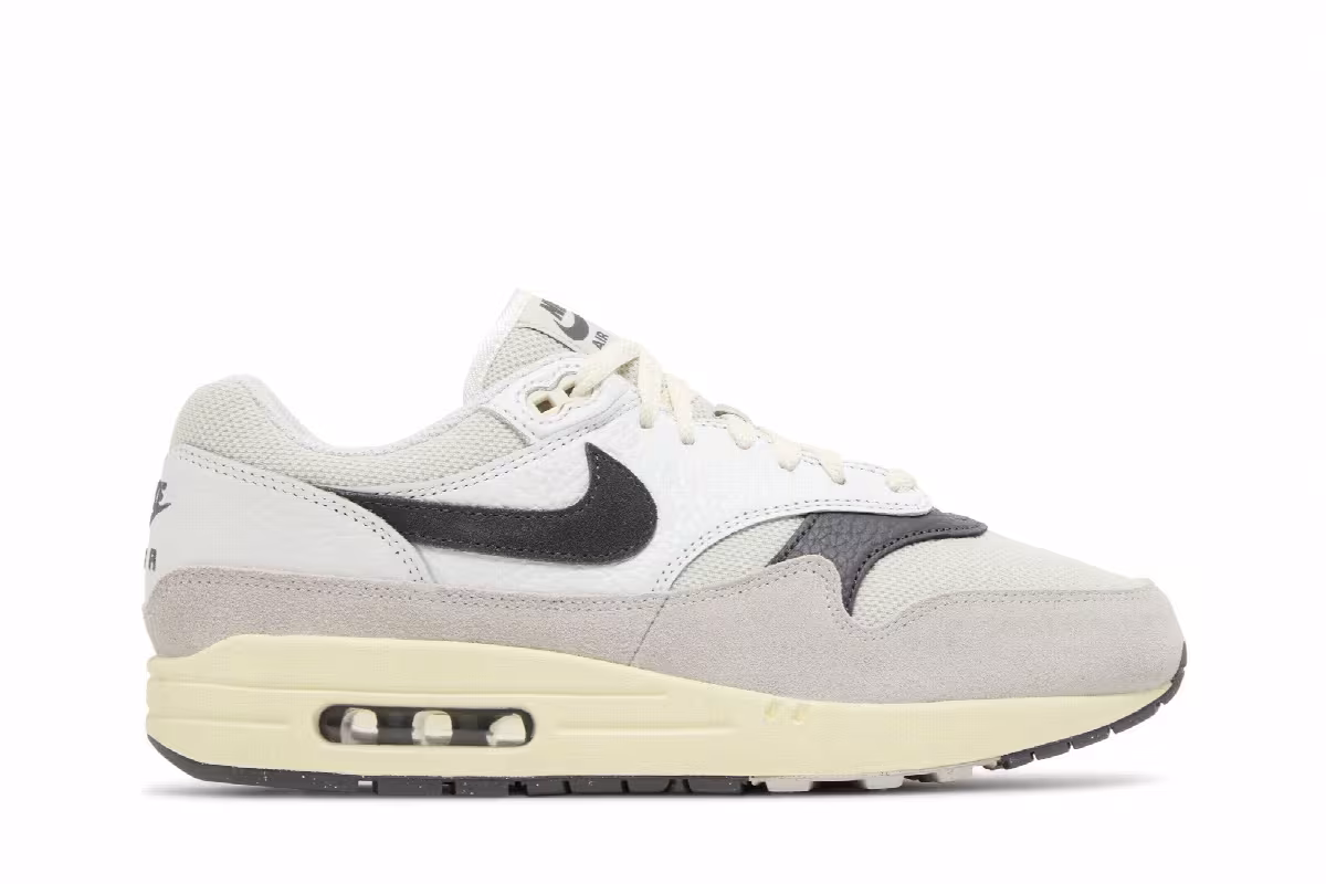 Nike Air Max 1 Light Bone Iron Grey, view 2