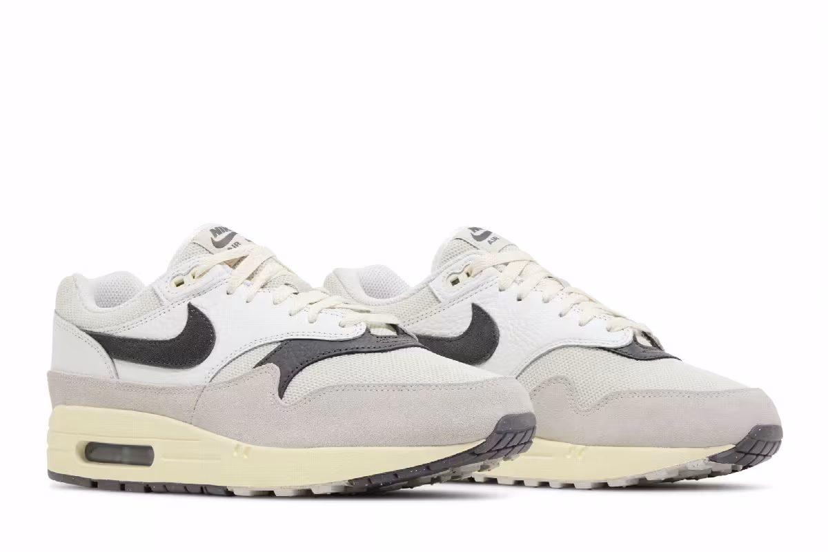 Nike Air Max 1 Light Bone Iron Grey, view 9