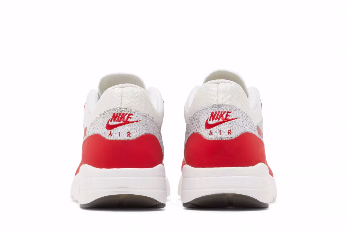 Nike Air Max 1 Ultra Flyknit White University Red, view 7