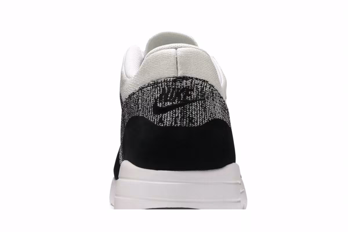 Nike Air Max 1 Ultra Flyknit White Black, view 8
