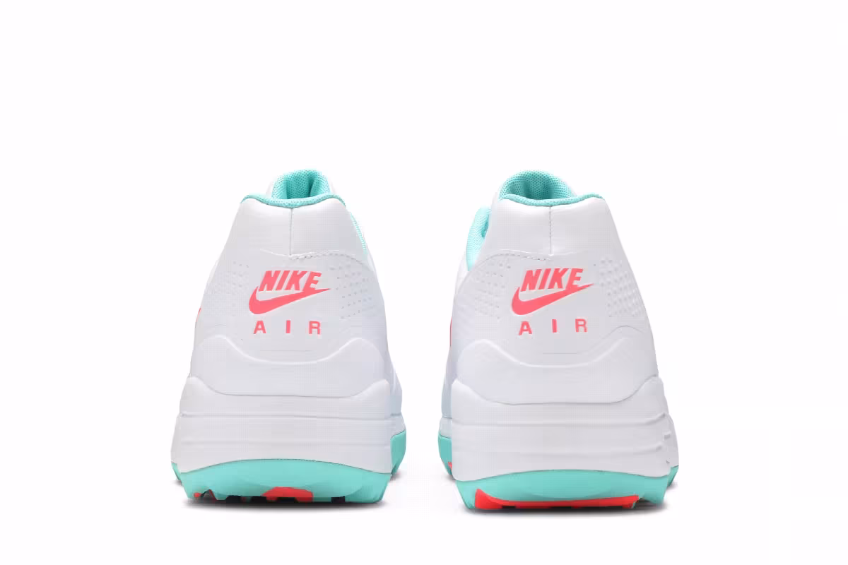 Nike Air Max 1 Golf White Aurora Hot Punch, view 7