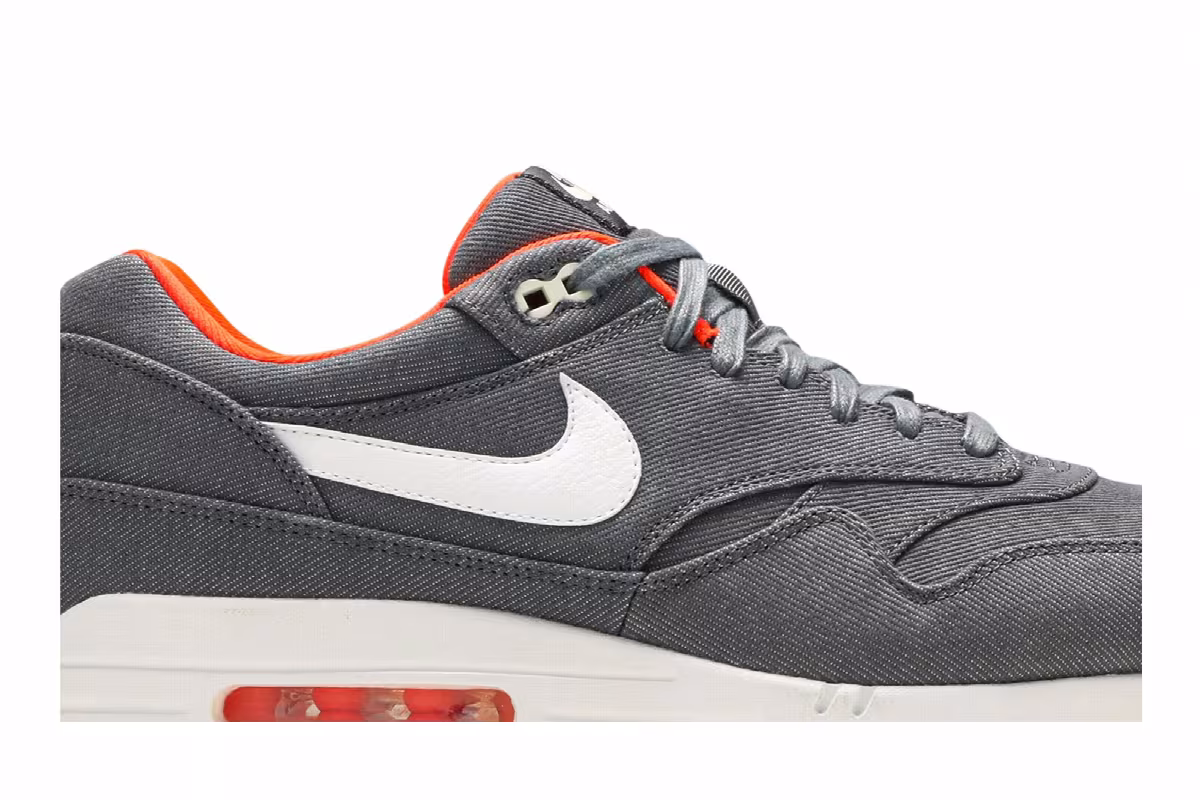 Nike Air Max 1 Premium Cool Grey Crimson, view 3