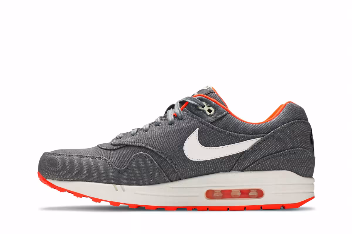 Nike Air Max 1 Premium Cool Grey Crimson, view 4