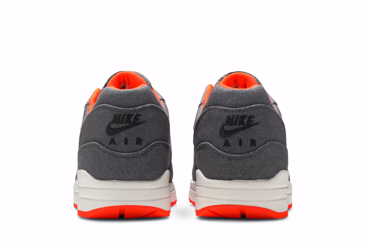 Nike Air Max 1 Premium Cool Grey Crimson, view 7