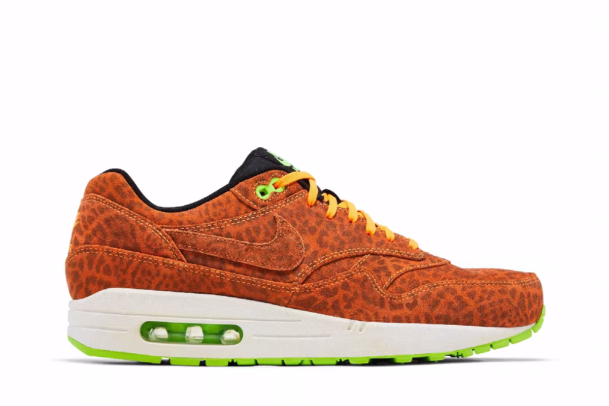 Nike Air Max 1 Fb Orange Leopard, view 2