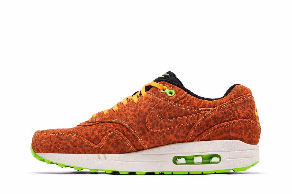 Nike Air Max 1 Fb Orange Leopard, view 4