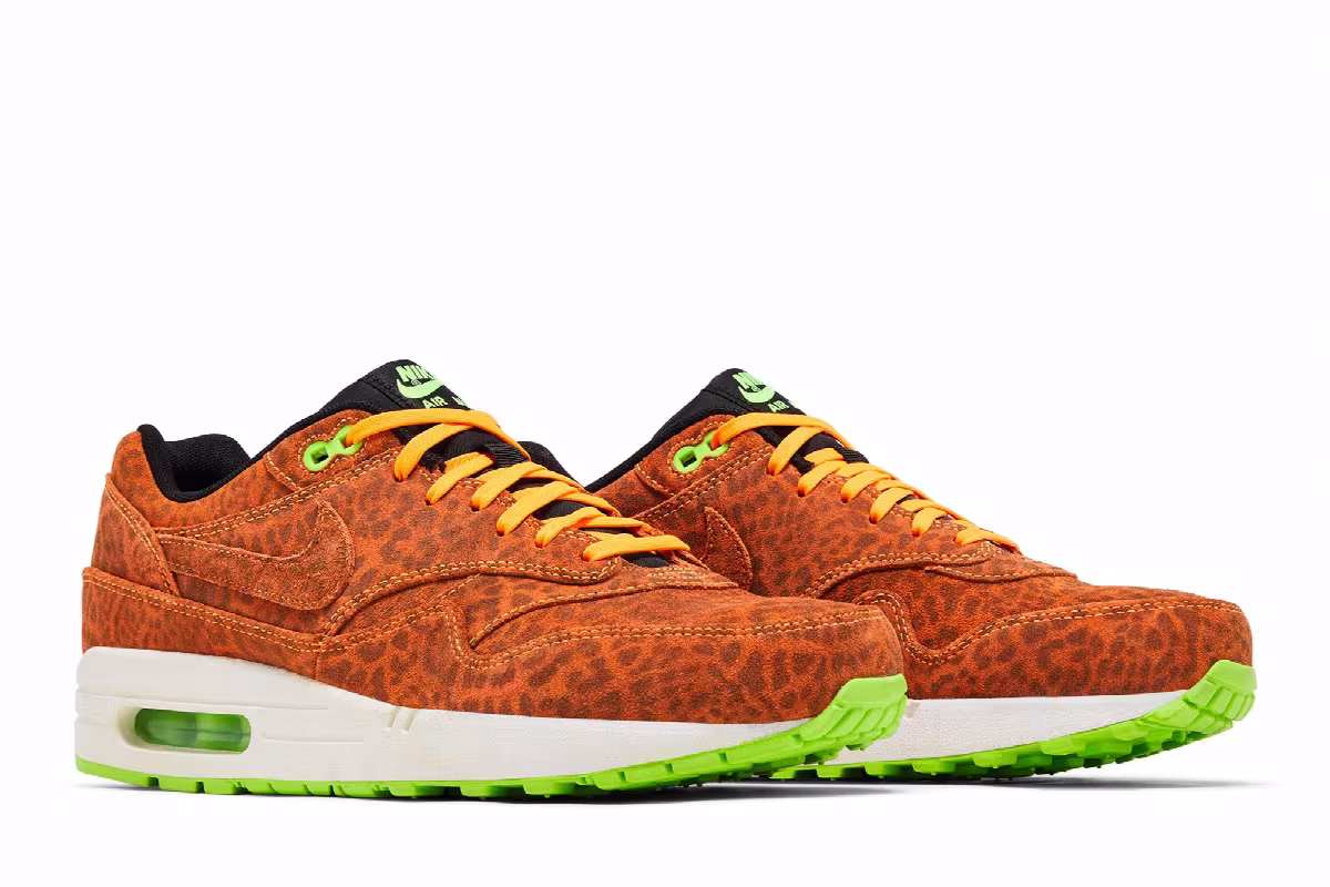 Nike Air Max 1 Fb Orange Leopard, view 9