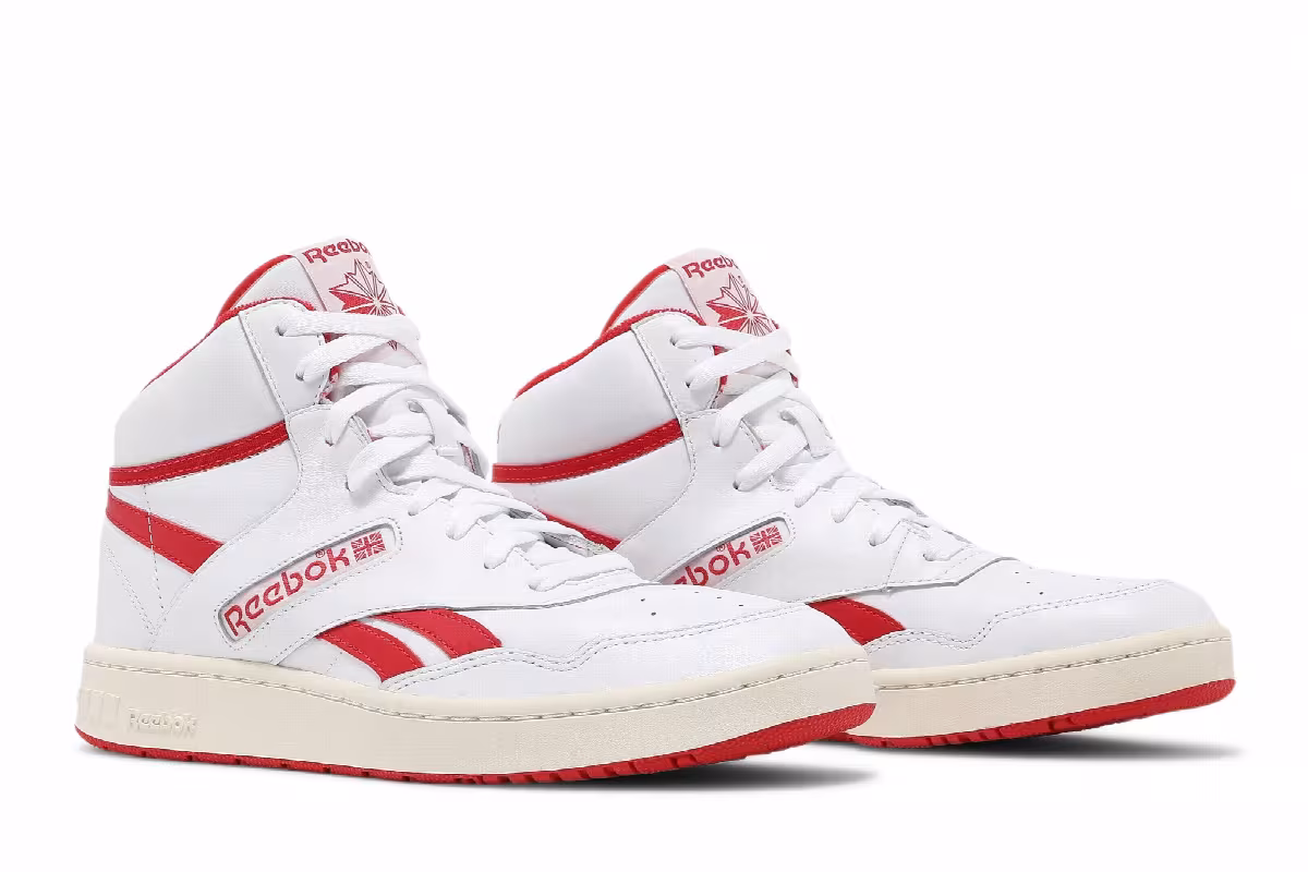 Reebok BB4600 White Primal Red, view 9