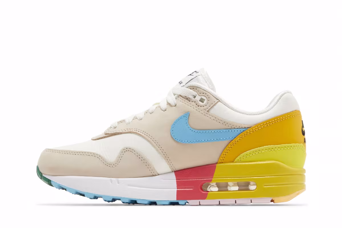 Nike Women's Air Max 1 Light Orewood Multi-Color, view 4