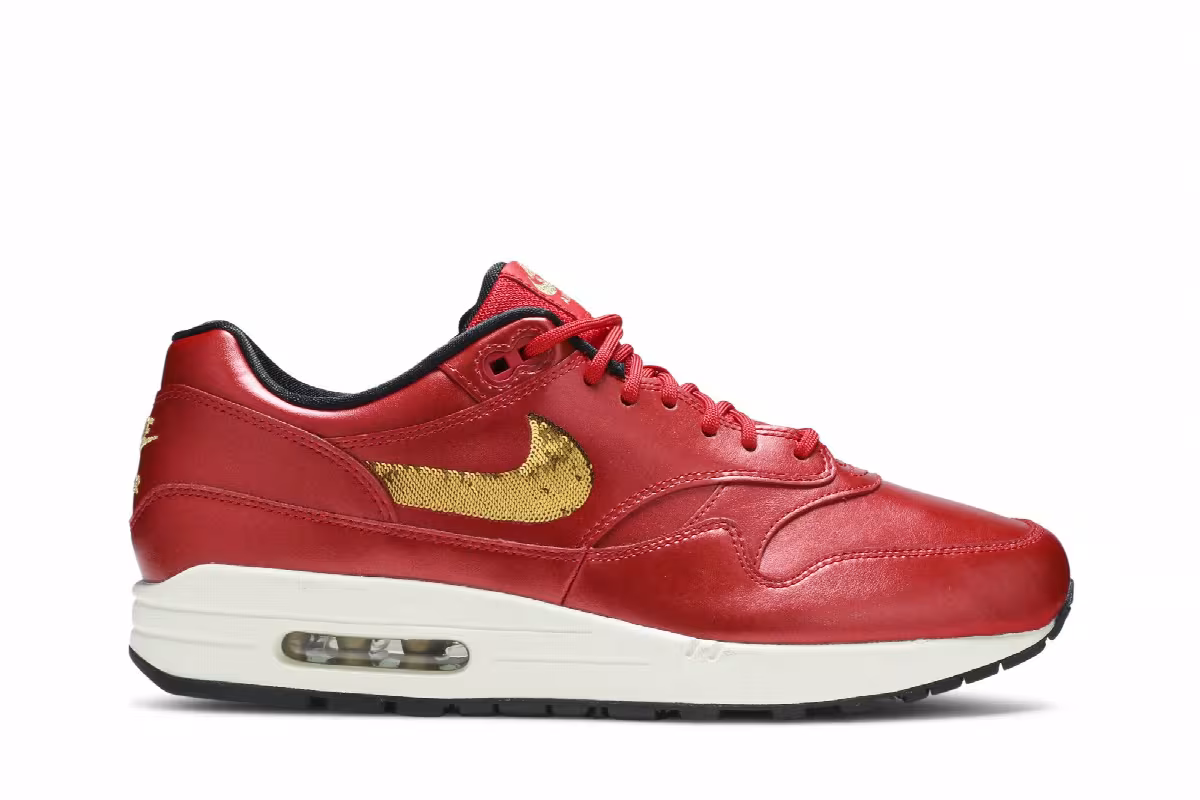 Nike Air Max 1 Gold Sequin, view 2