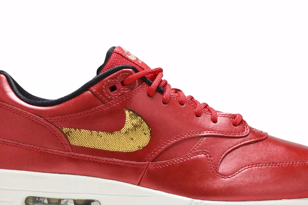 Nike Air Max 1 Gold Sequin, view 3