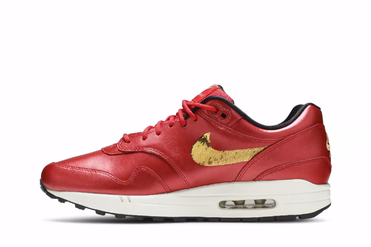 Nike Air Max 1 Gold Sequin, view 4