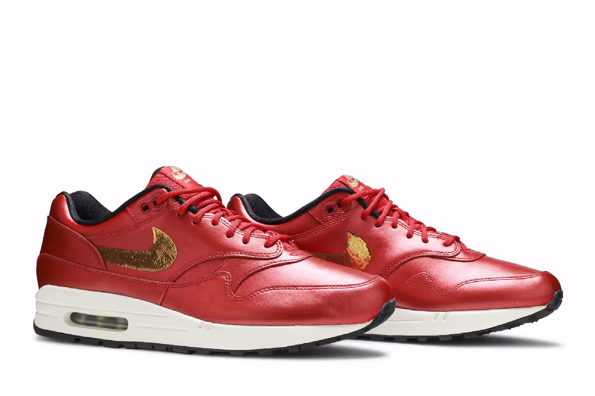 Nike Air Max 1 Gold Sequin, view 9