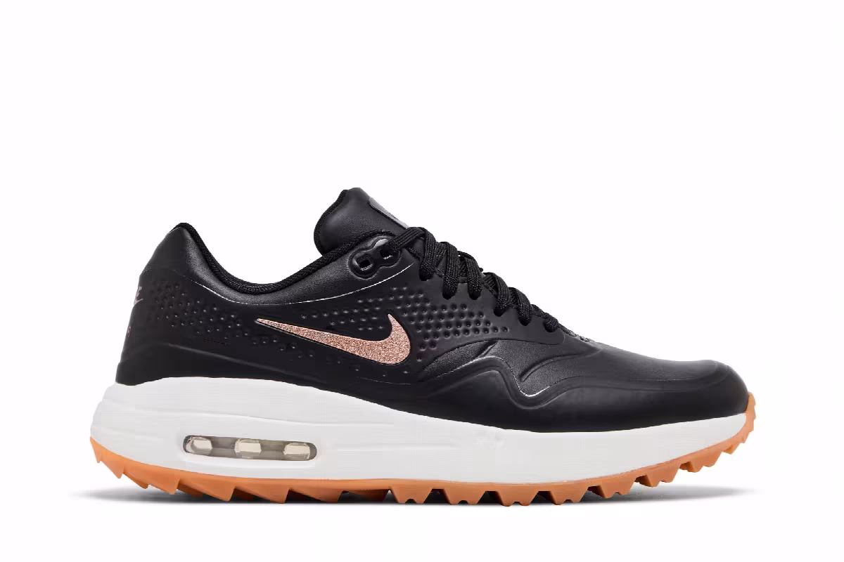 Nike Women's Air Max 1 Golf Black Gum, view 2