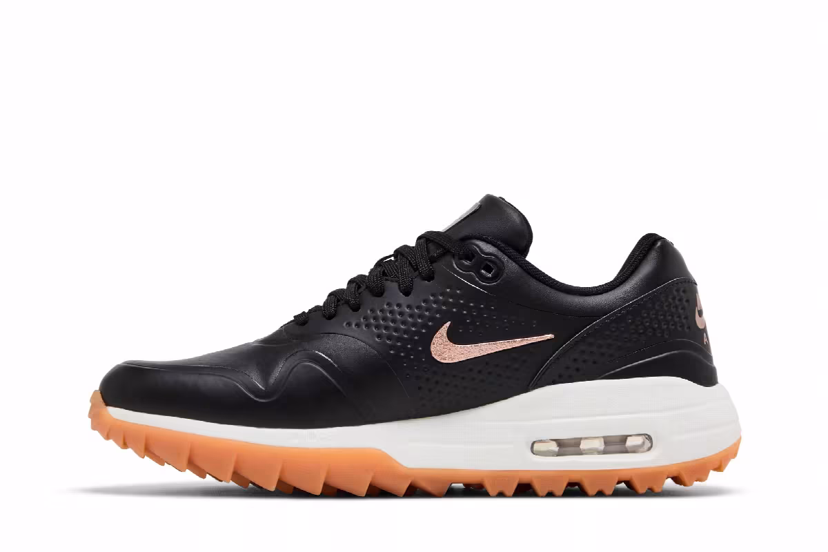 Nike Women's Air Max 1 Golf Black Gum, view 4
