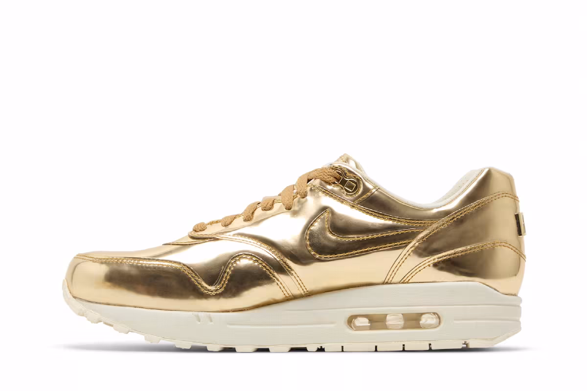 Nike Women's Air Max 1 Sp Liquid Gold, view 4