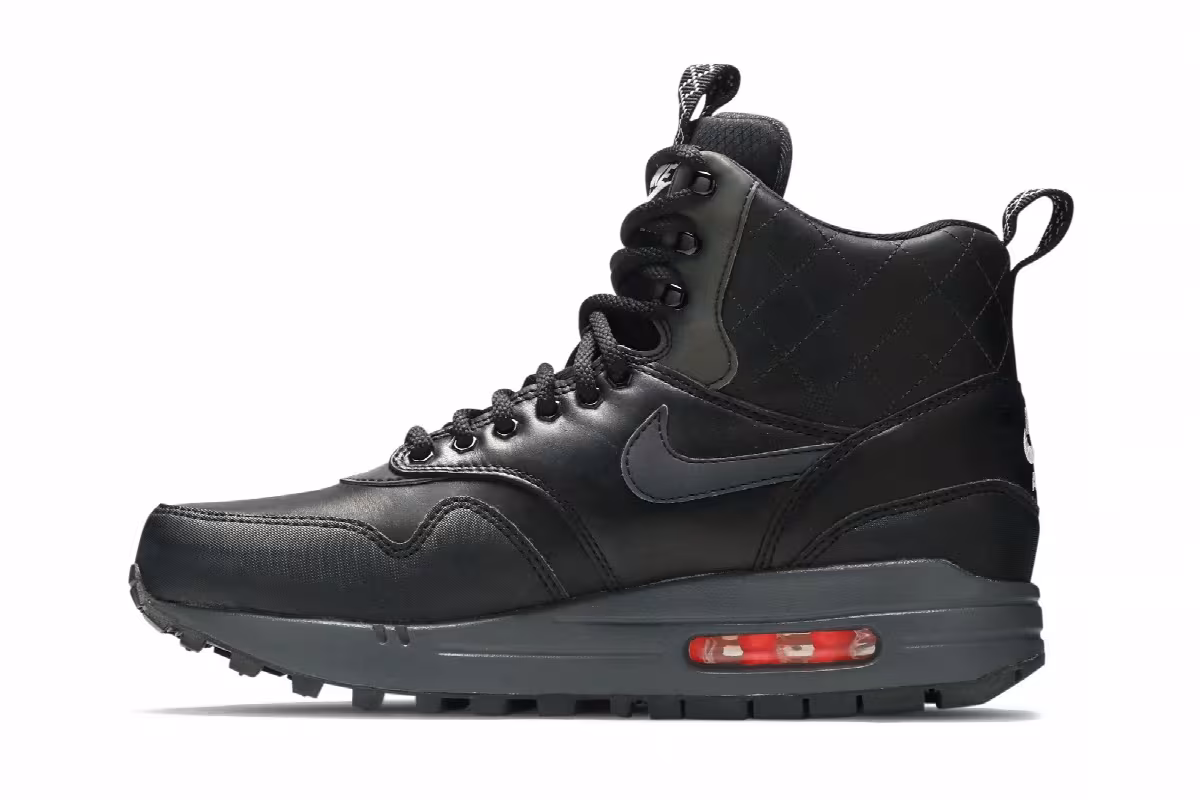 Nike Women's Air Max 1 Mid Black Menta, view 4