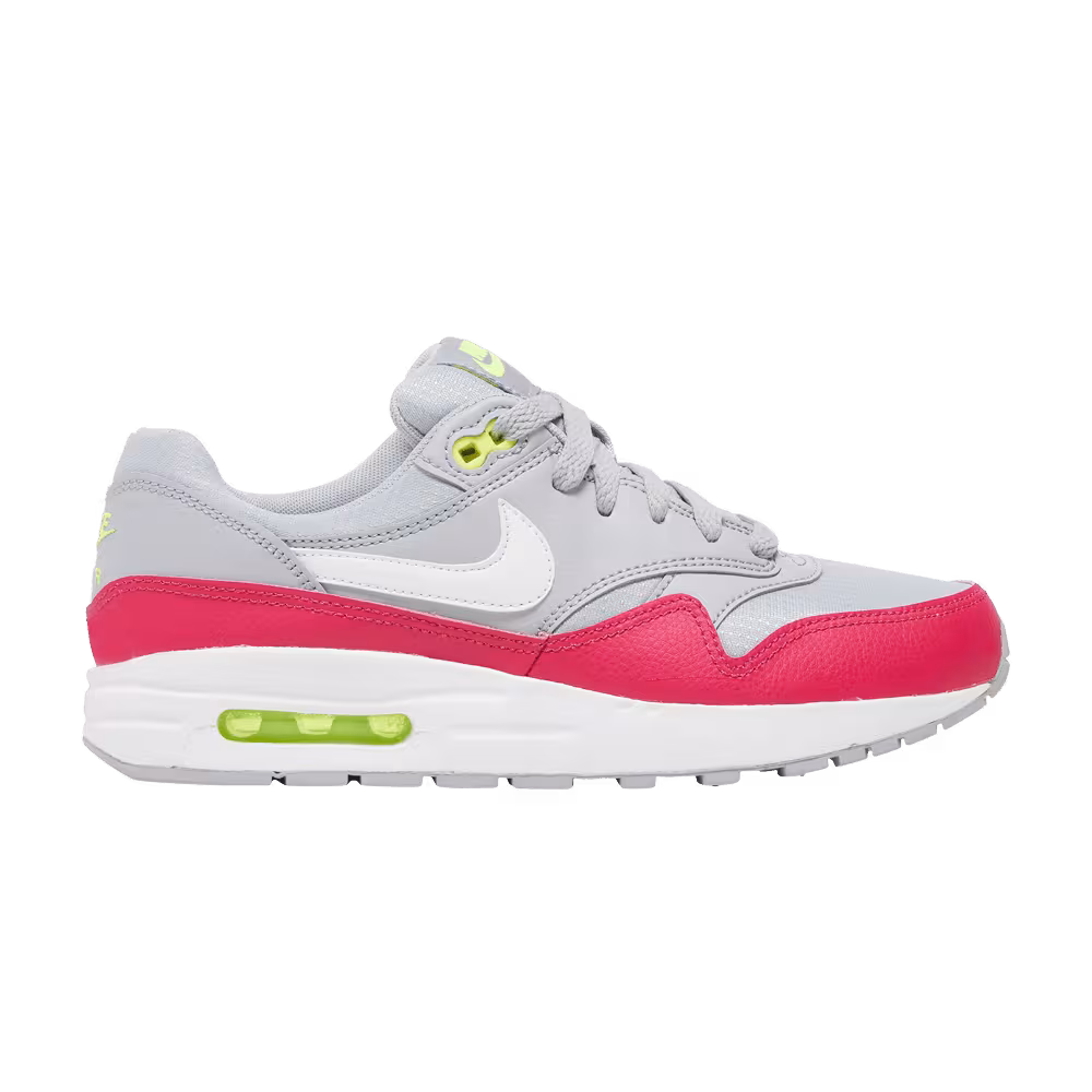 Nike Air Max 1 GS Wolf Grey Rush Pink