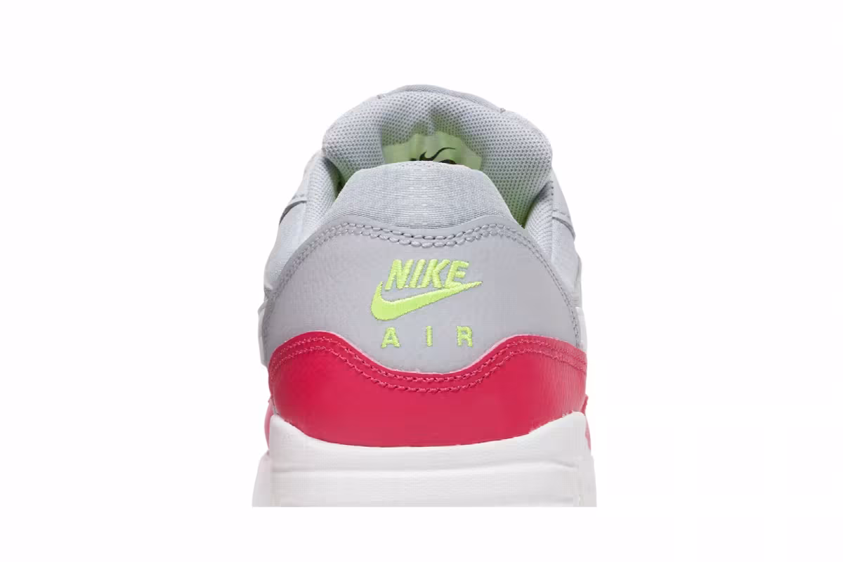 Nike Air Max 1 GS Wolf Grey Rush Pink, view 8